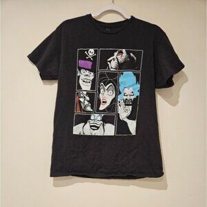 Disney Women's Black Short Sleeve Graphic Tee